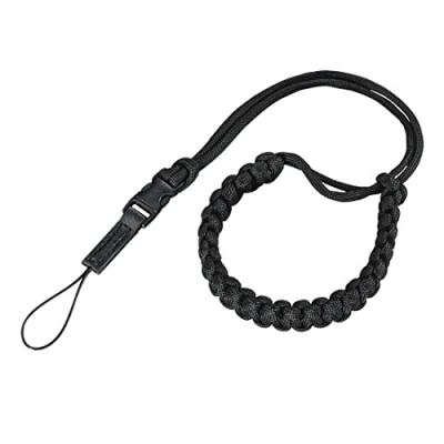 HAMA Dragonne ""Braid 20"", fermet. &agrave; clip, lgueur 20 cm, nr Noir