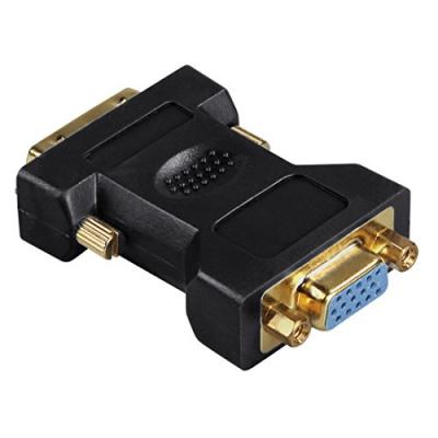 HAMA  DVI - adaptateur VGA, prise DVI - couplage VGA, plaqu&eacute; or, blind&eacute;