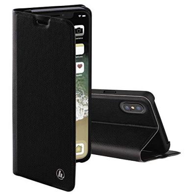 HAMA  &Eacute;tui Portefeuille Slim Pro pour Apple iPhone X/XS, Noir