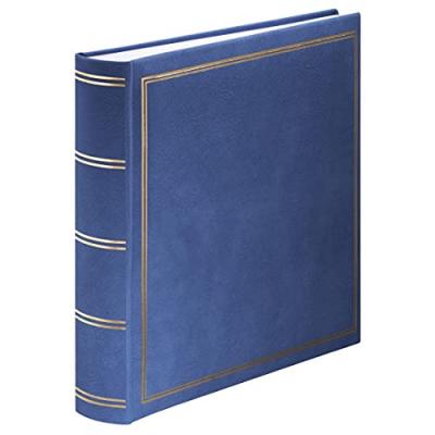 HAMA Album photo grand format Londres, 30x30 cm, 80 pages blanches, bleu