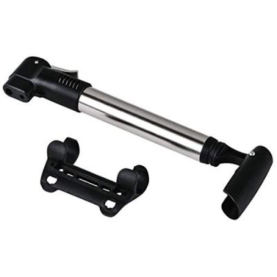 Hama Mini-pompe &agrave; air (pour v&eacute;lo, 28 cm, 2 pi&egrave;ces) Noir/Argent