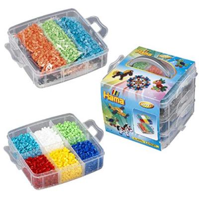 HAMA  Perles &agrave; repasser midi 'bo&icirc;te de rangement neutre'