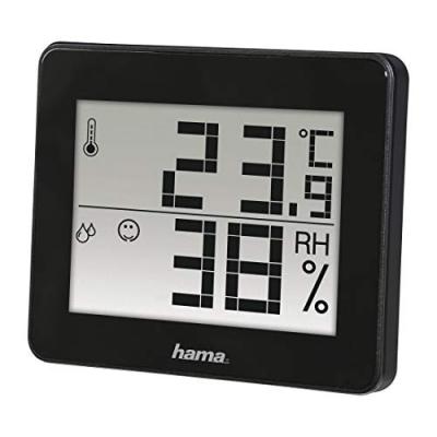HAMA  Thermom&egrave;tre/hygrom&egrave;tre TH-130, noir