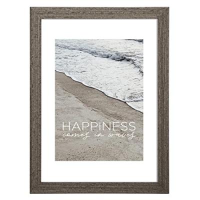 HAMA Cadre photo en bois ""waves"", taupe, 20 x 30 cm