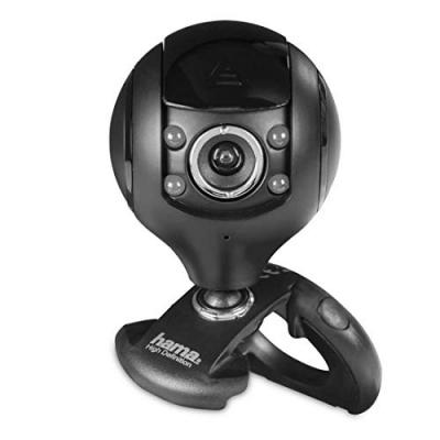 HAMA Webcam hd ""spy protect"" 720p noir nc