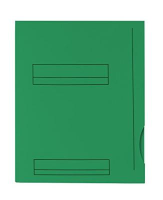  Fast 50 sous-dossiers - 2 rabats - a4 - kraft - vert vif