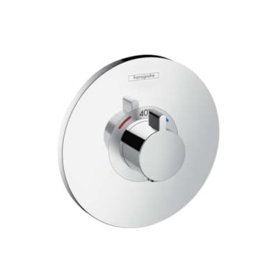 HANSGROHE Facade pour mitigeur thermostatique encastr&eacute; chrom&eacute; 