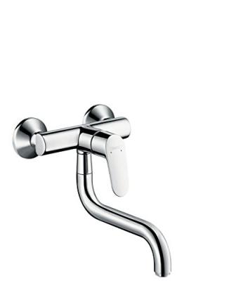 HANSGROHE  Focus Mitigeur cuisine pour montage mural, chrom&eacute; (31825000)