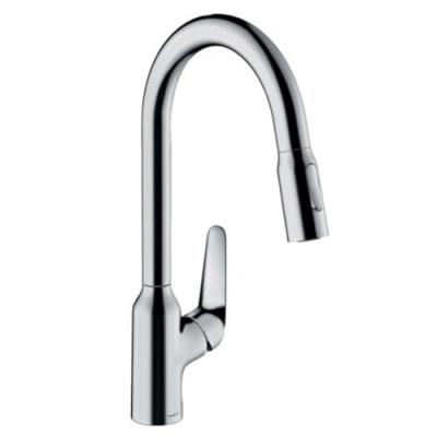 HANSGROHE Mitigeur de cuisine 220, avec douchette extractible 2 jets chrom&eacute; 