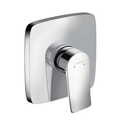 HANSGROHE Set de finition pour mitigeur douche encastr&eacute; chrom&eacute; METRIS UP chr