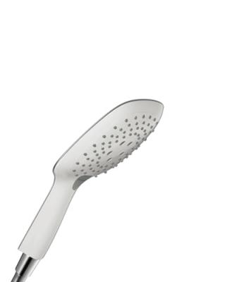 HANSGROHE Pommeau de douche 150 3 jet blanc chrom&eacute; Raindance Select E 