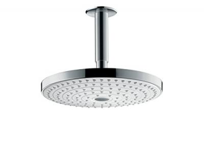 HANSGROHE De t&ecirc;te raindance select s 240 2 jets avec raccord au plafond blanc chrom&eacute;