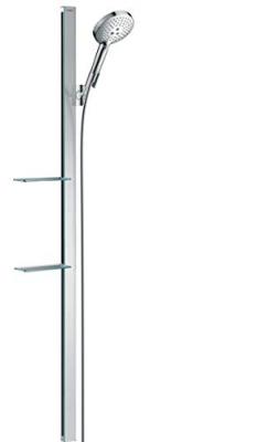 HANSGROHE Set de douche 120 3jet avec barre Unica E 150 cm et porte-savon chrom&eacute;