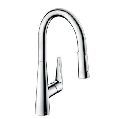 HANSGROHE Cuisine avec douchette extractible talis m51 200 2 jets sbox, chrom&eacute;
