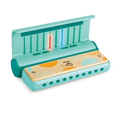 HAPE  Harmonica enfant lumineux bois E0623