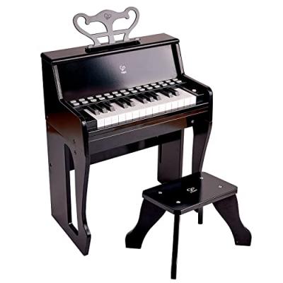 HAPE Grand piano droit avec apprentissage interactif noir Coloris Unique