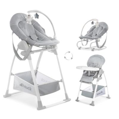 HAUCK Chaise Haute  Sit N Relax 3-en-1 - Stretch Grey
