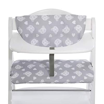 HAUCK Coussin Chaise Haute  Deluxe - Teddy Grey