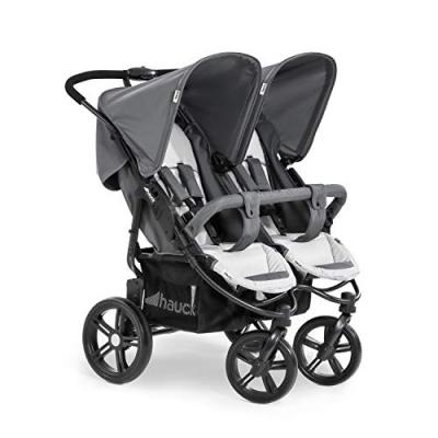 HAUCK Poussette jumeaux roadster duo slx - grey silver HAU4007923512173