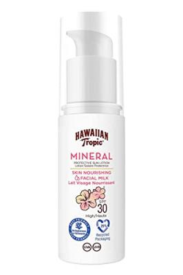 HAWAIIAN TROPIC  Lait Min&eacute;ral Nourrissant Visage SPF 30 50 ml FPS 30