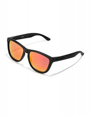 HAWKERS  Mixte One Lunettes de soleil, Carbon Black &middot; Ruby, Taille unique EU