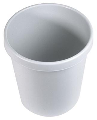 HELIT Corbeille Ronde Plastique 30l Grise