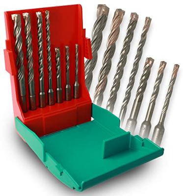 HELLER Kit forets marteau  7 pieces, Trijet, avec SDS-Plus D : 5/6/6/8/8/10/12 mm