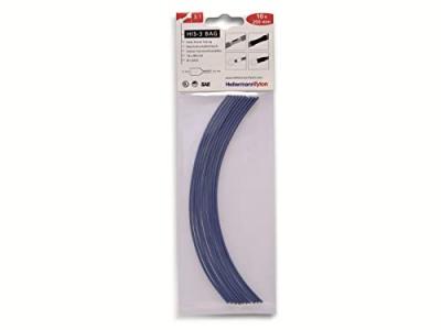 HELLERMANNTYTON Assortiment de gaines thermor&eacute;tractables 3:1 308-30161 bleu &Oslash; avant retreint: 1.50 mm 10 pc(s)