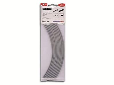 HELLERMANNTYTON Assortiment de gaines thermor&eacute;tractables 3:1 308-30313 gris &Oslash; avant retreint: 3 mm 10 pc(s)