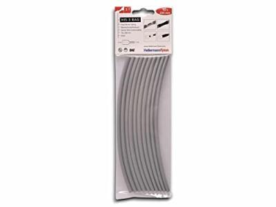 HELLERMANNTYTON Assortiment de gaines thermor&eacute;tractables 3:1 308-30613 gris &Oslash; avant retreint: 6 mm 10 pc(s)