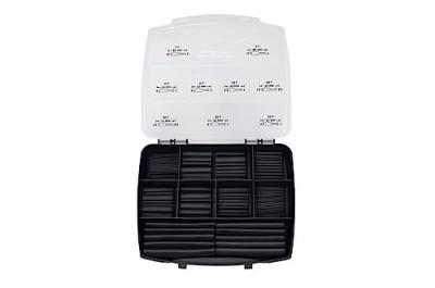HELLERMANNTYTON Assortiment de gaines thermor&eacute;tractables 3:1 380-03001 noir 220 parties