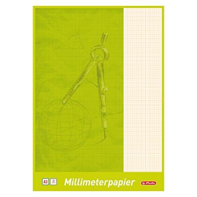 HERLITZ Millimeterpapier a3 80g 20 blatt  690305