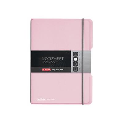 HERLITZ  My.Book Flex Carnet &agrave; carreaux Rose Format A5