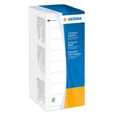 HERMA  &Eacute;tiquettes en continu 101.6x48.4 mm, 1 rang&eacute;e, blanches, papier mat, 6000 pcs