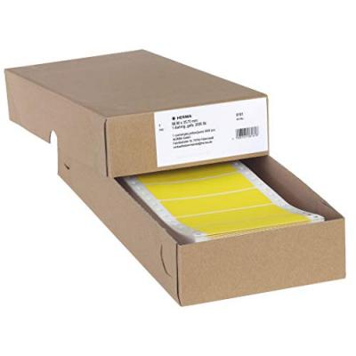 HERMA  Computer labels - Papier - mat - auto-adh&eacute;sif permanent - perfor&eacute; - jaune - 88.9 x 35.7 mm 2000 &eacute;tiquette(s) &eacute;tiquettes de pliage continu 
