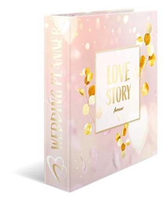 HERMA   Hochzeitsordner "Love Story", Din A4 Noir