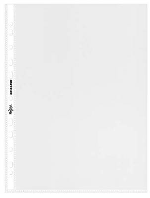 REXEL Hetzel 22465490 Pack de 50 Pochettes ouvertures A4 Transparent