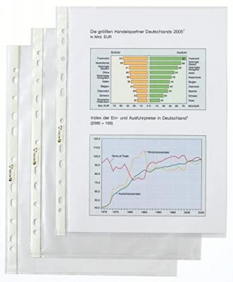 HETZEL Rexel Pochettes &Eacute;conomiques A4 Ouverture Haut, Cristal, Pack De 100