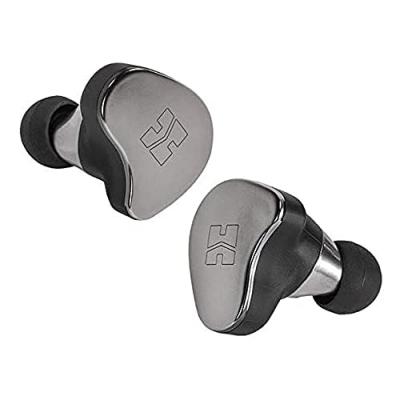 HIFIMAN Ecouteurs  TWS800 Sans Fil Bluetooth Isolation du Bruit Intra-Auriculaire M&eacute;tal Argent