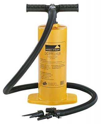 HIGH PEAK  Pompe Double-Action Jaune 20,5 X 13,4 X 39,7 Cm