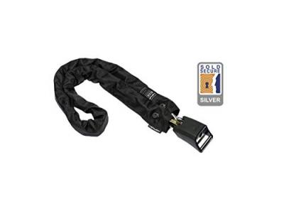 HIPLOK  Homie Silver Chain Lock Noir 12 x 1200 mm