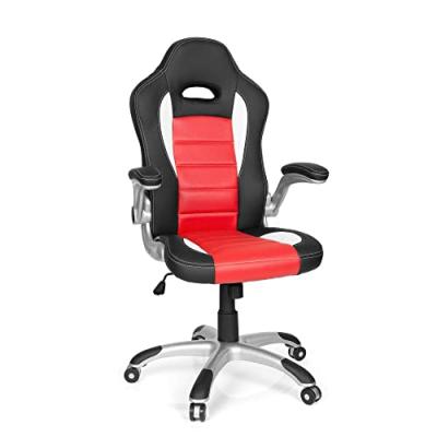 HJH OFFICE Chaise gaming / Chaise de bureau GAME SPORT rouge / noir 