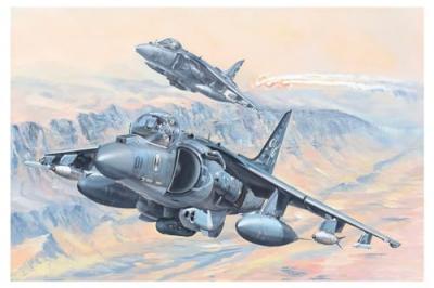 HOBBY BOSS Maquette avion  AV-8B Harrier II- 1/18 - Maquette d'avion
