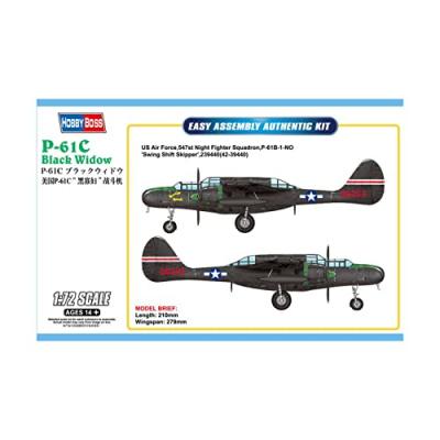  Us P-61c Black Widow - 1:72e - Hobby Boss