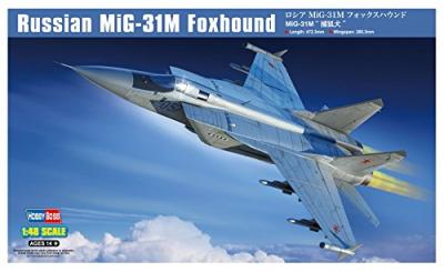 HOBBY BOSS Maquette avion  Mikoyan MiG-31M Foxhound- 1/48 - Maquette d
