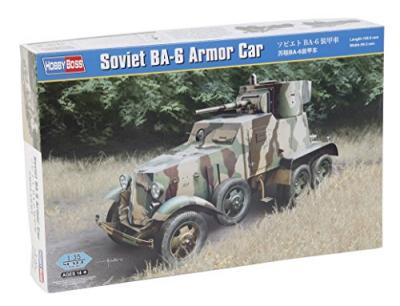  Maquette Hobby Boss Soviet BA-6 Amor Car - 1/35 - Maquette militaire