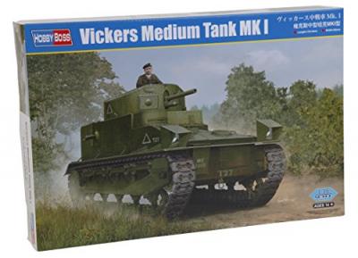 HOBBY BOSS Maquette  Vickers Medium tank MK I - 1/35 - Maquette milita