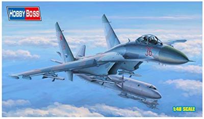  Maquette avion Hobby Boss SU-27 Flanker Early 1/48- 1/48 - Maquette d