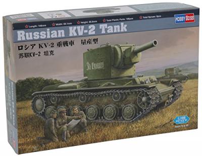 HOBBY BOSS Maquette  KV-2 russe- 1/48 - Maquette militaire
