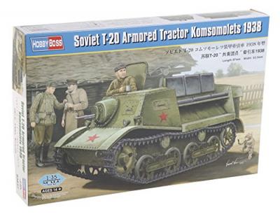  Maquette Hobby Boss T-20 Tractor 1938 - 1/35 - Maquette militaire